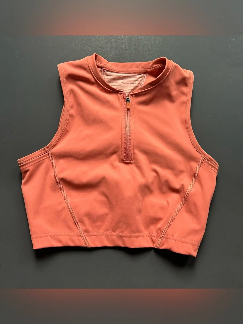 Nike Pro Matching Set — Peach/Terracotta, Size S